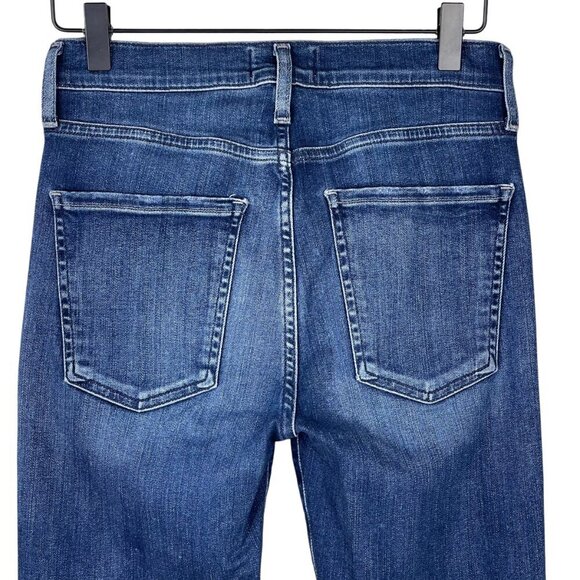 Agolde Jeans 26 Sophie Mid Rise Skinny Crop Raw Hem Stretch Denim Casual Fall - Picture 5 of 8